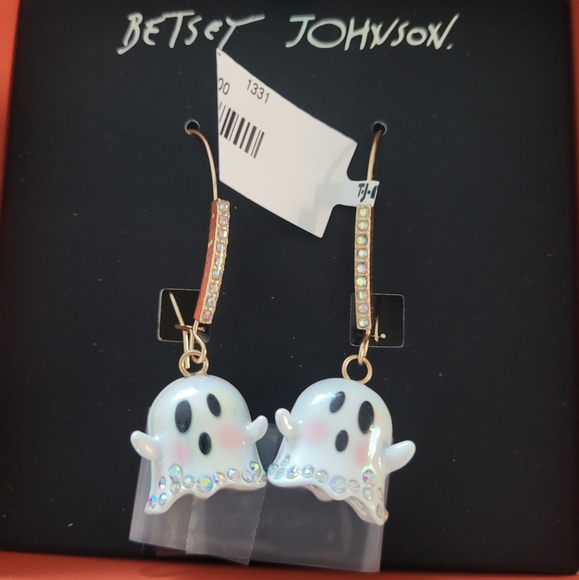Betsey Johnson Jewelry - Ghost dangle earrings by Betsey johnson, New